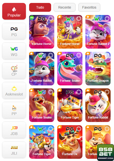 Experiência de Jogos 858bet.com