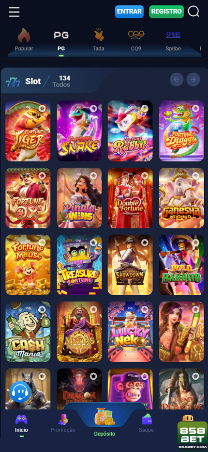 Prêmios Jogos 858bet.com