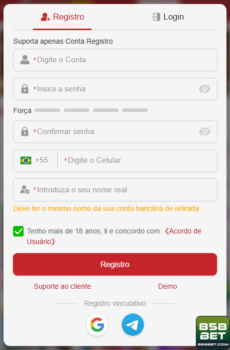 Experiência de Jogos 858bet.com